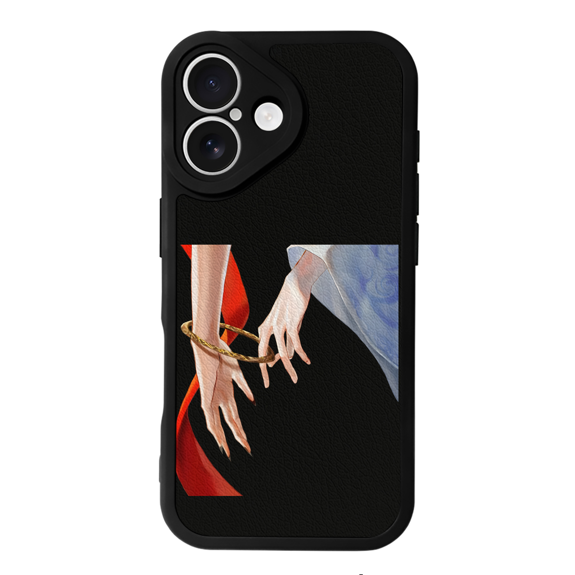 （画像用） Ne Zha 2 ナタ 魔童の大暴れ 【iPhone 16シリーズ対応】シリコンスマホケース（レザー調） 材質：シリコン